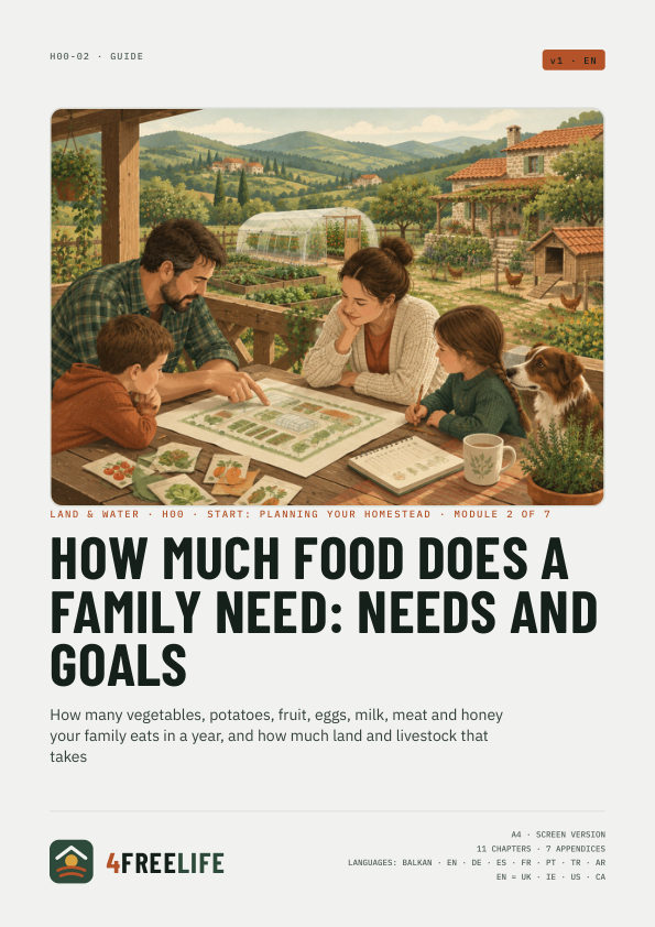 How much food does a family need: needs and goals
