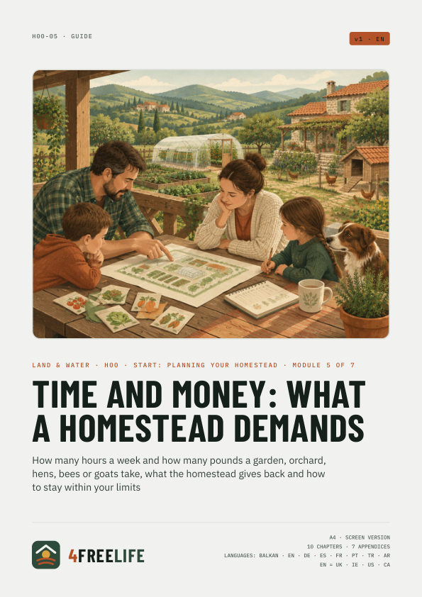 Time and money: what a homestead demands
