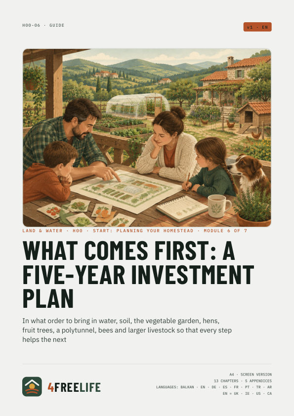 What comes first: a five-year investment plan