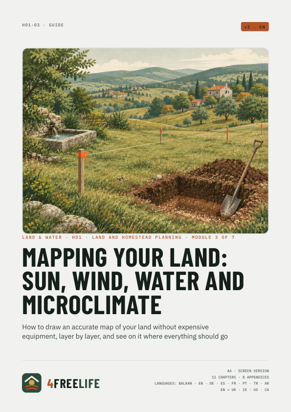 Mapping your land: sun, wind, water and microclimate