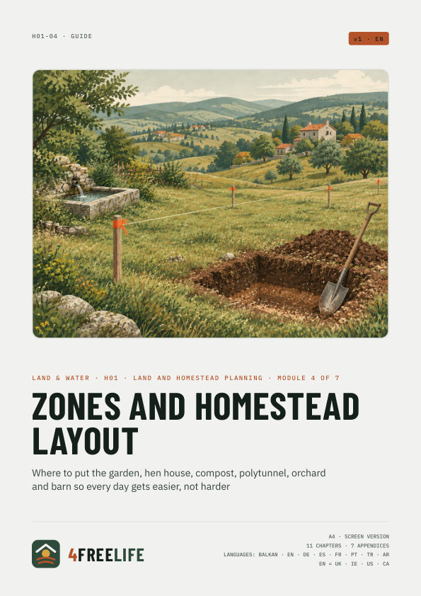 Zones and homestead layout