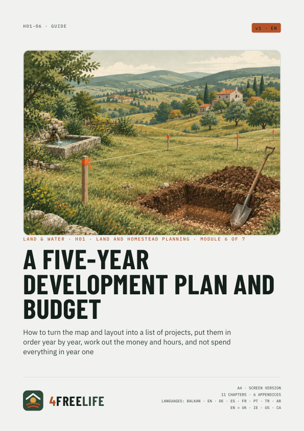 A five-year development plan and budget