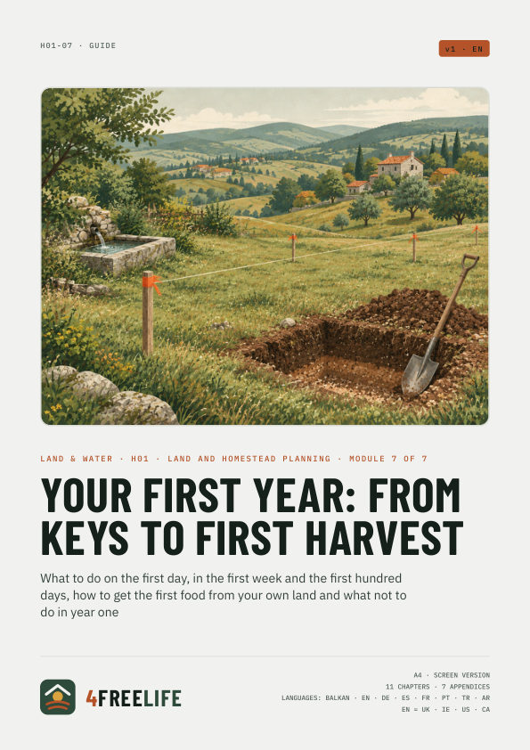 Your first year: from keys to first harvest