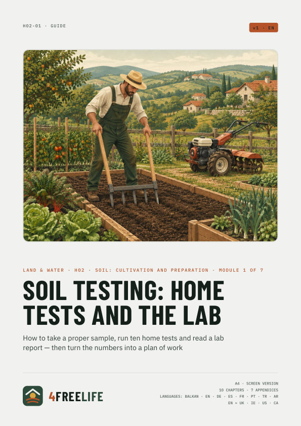 Soil testing: home tests and the lab