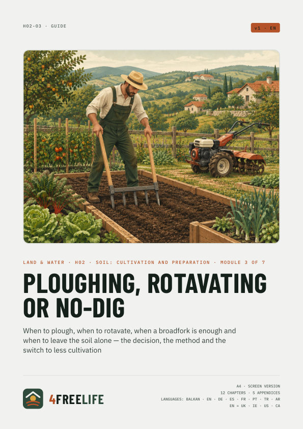 Ploughing, rotavating or no-dig