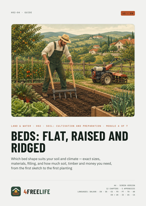 Beds: flat, raised and ridged
