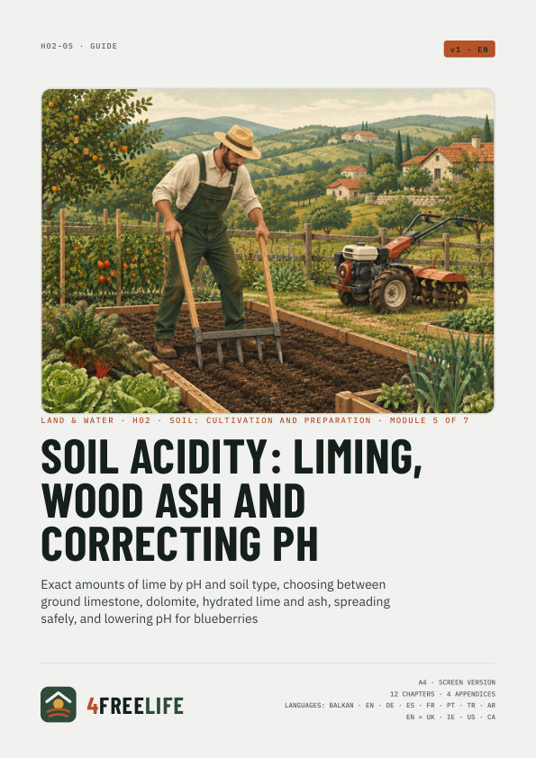 Soil acidity: liming, wood ash and correcting pH