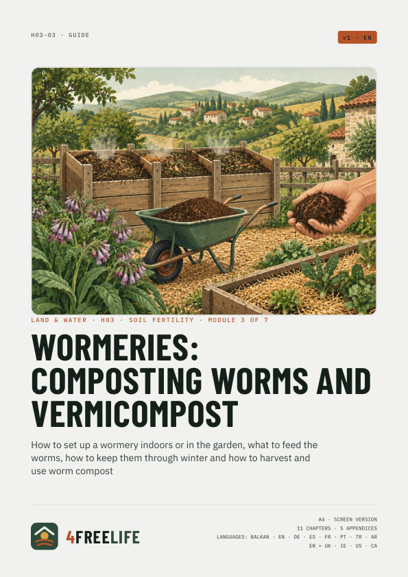 Wormeries: composting worms and vermicompost