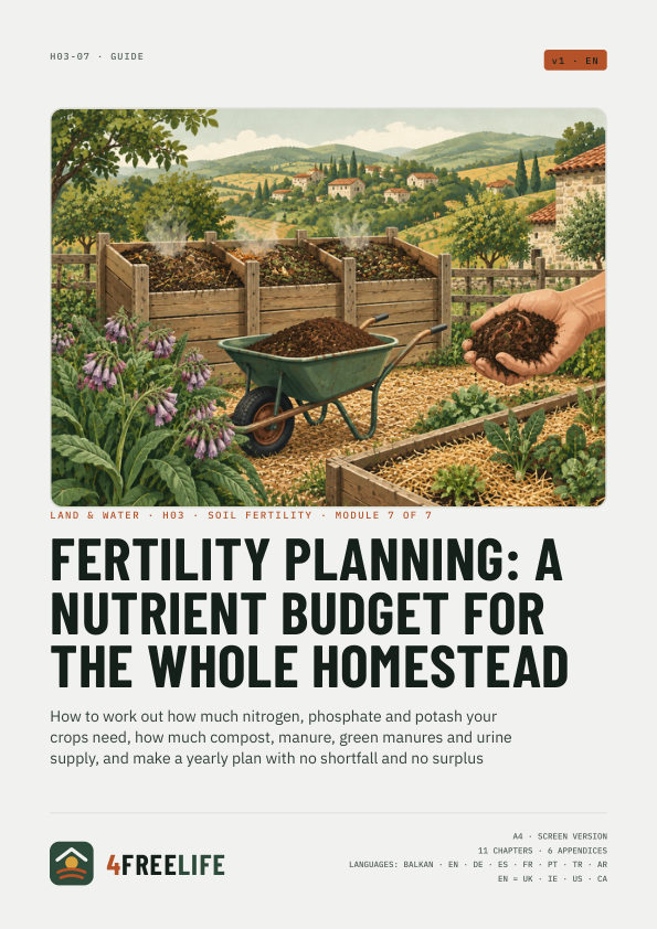 Fertility planning: a nutrient budget for the whole homestead