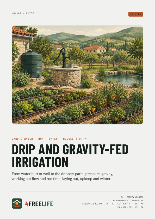 Drip and gravity-fed irrigation