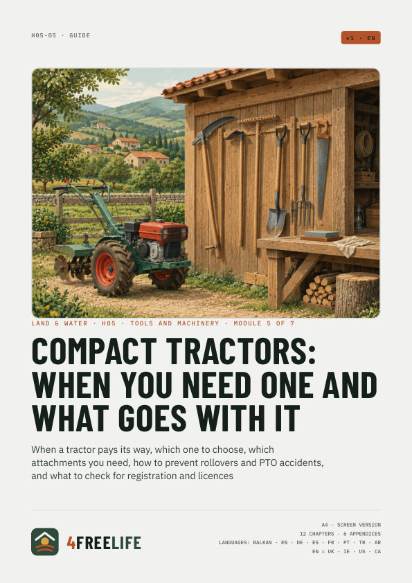 Compact tractors: when you need one and what goes with it