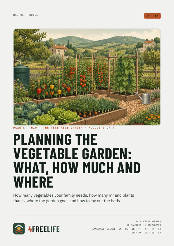 Planning the vegetable garden: what, how much and where