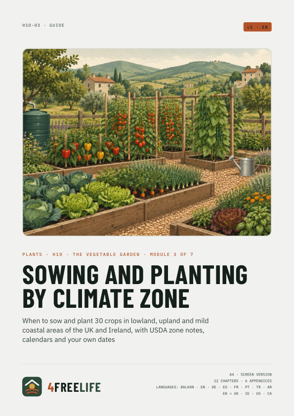 Sowing and planting by climate zone