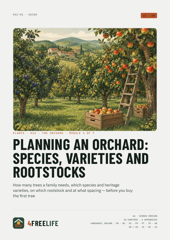 Planning an orchard: species, varieties and rootstocks
