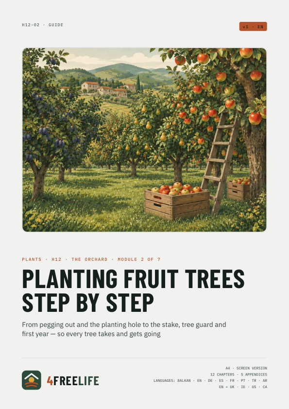 Planting fruit trees step by step