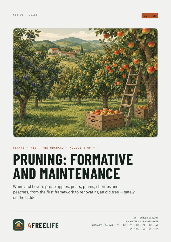 Pruning: formative and maintenance