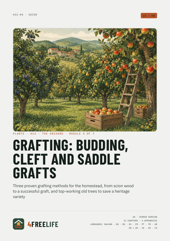 Grafting: budding, cleft and saddle grafts