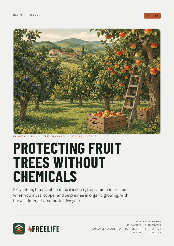 Protecting fruit trees without chemicals