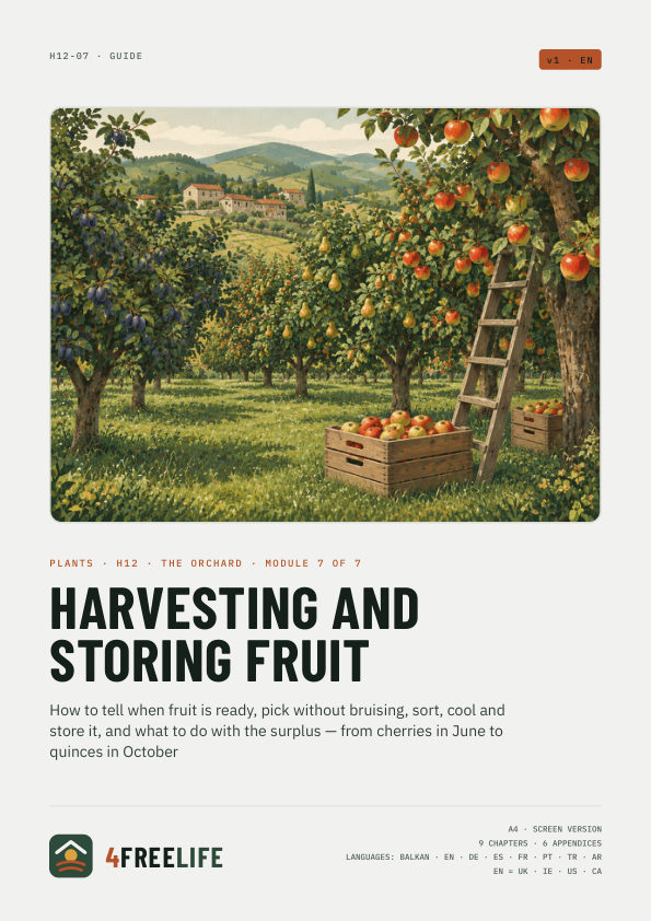 Harvesting and storing fruit