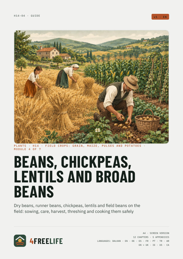 Beans, chickpeas, lentils and broad beans