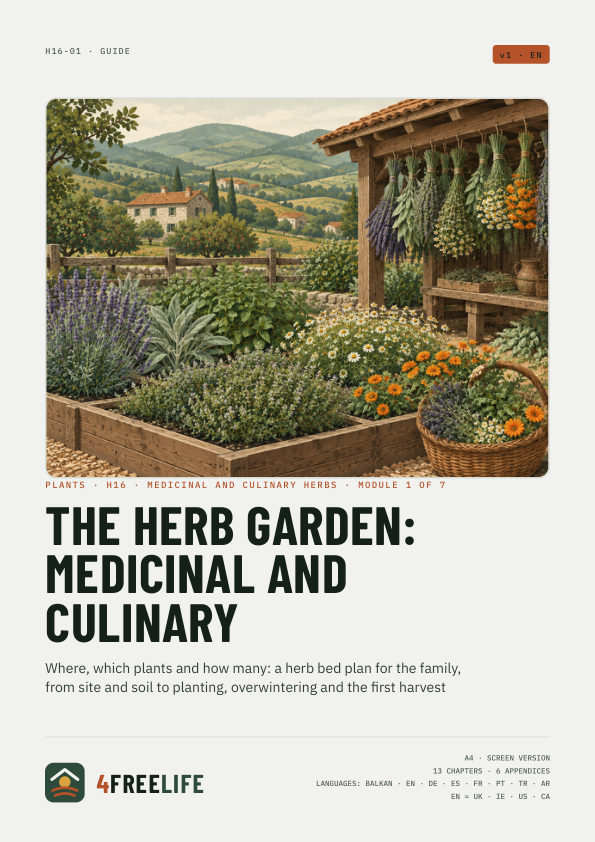 The herb garden: medicinal and culinary
