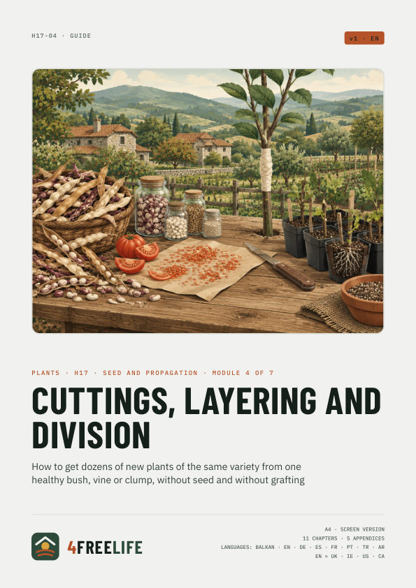 Cuttings, layering and division
