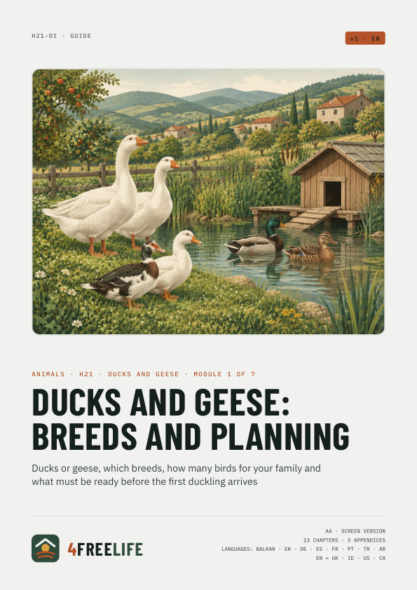 Ducks and geese: breeds and planning