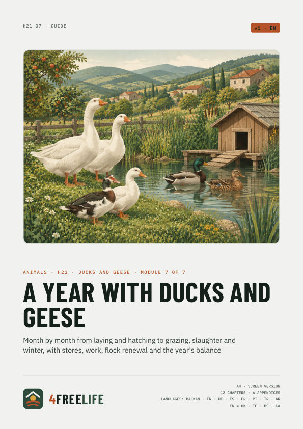 A year with ducks and geese