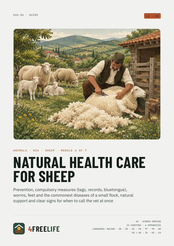 Natural health care for sheep