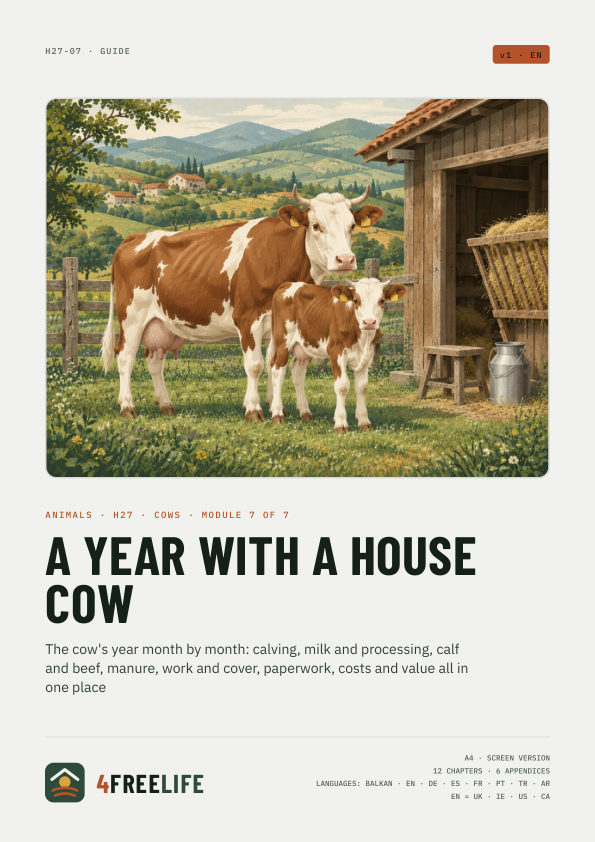 A year with a house cow