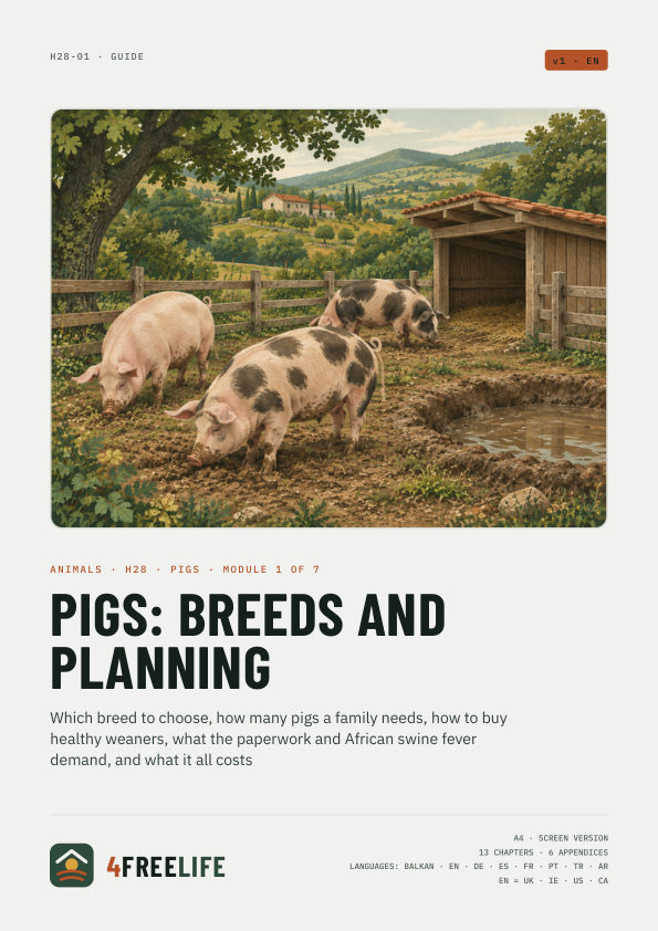 Pigs: breeds and planning