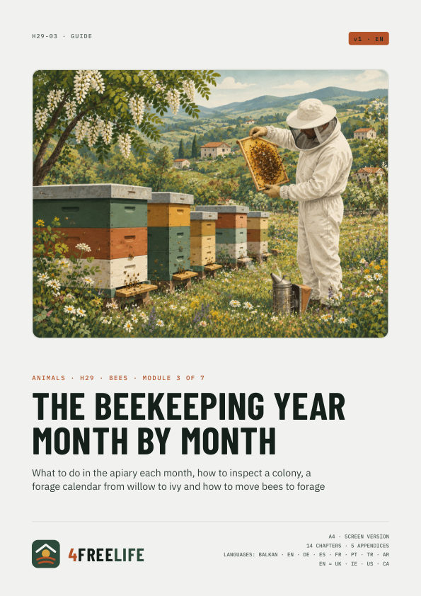 The beekeeping year month by month