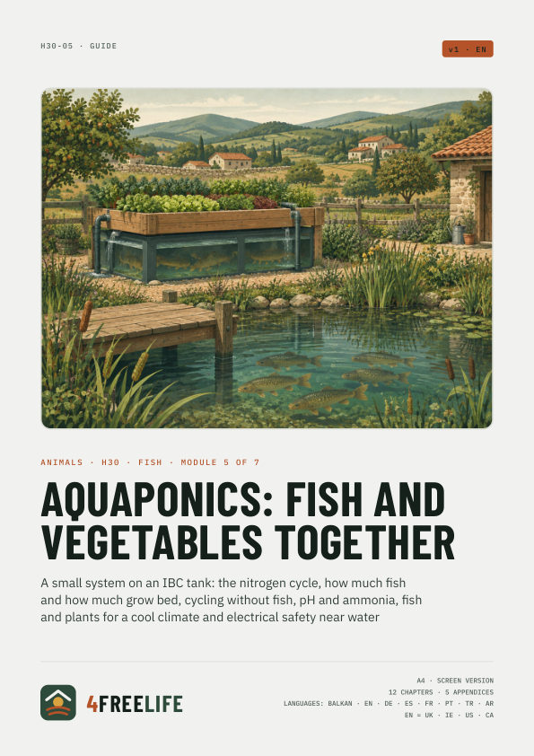Aquaponics: fish and vegetables together