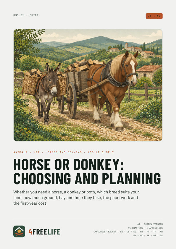 Horse or donkey: choosing and planning