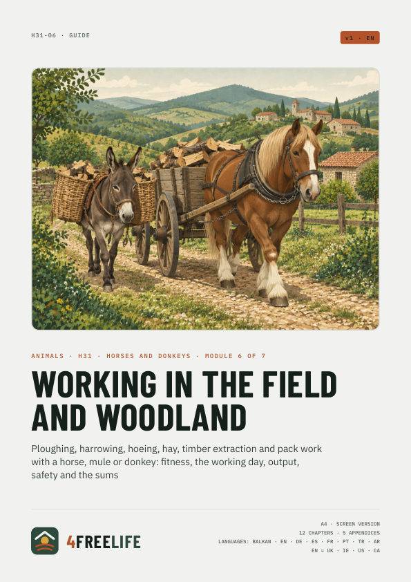 Working in the field and woodland