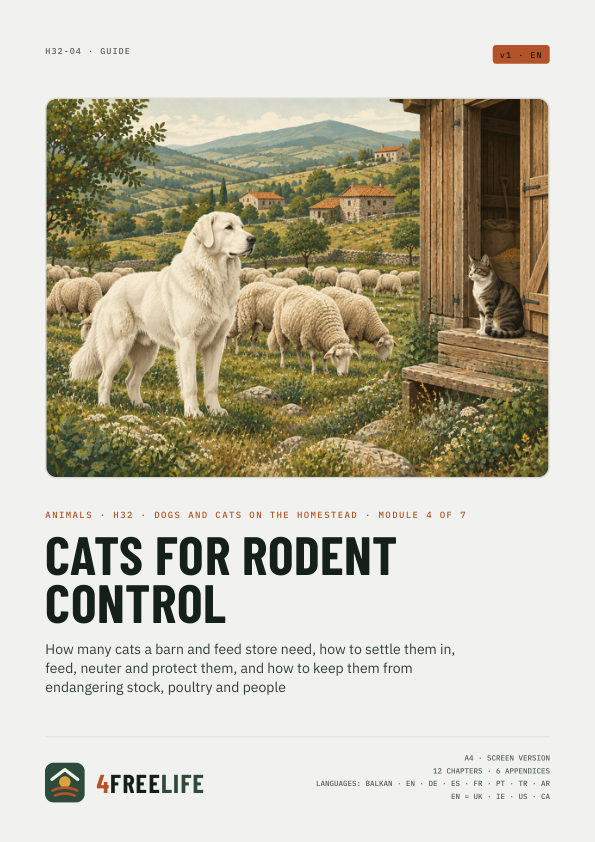 Cats for rodent control