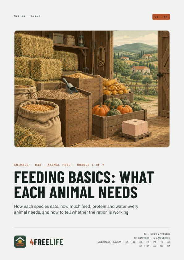 Feeding basics: what each animal needs
