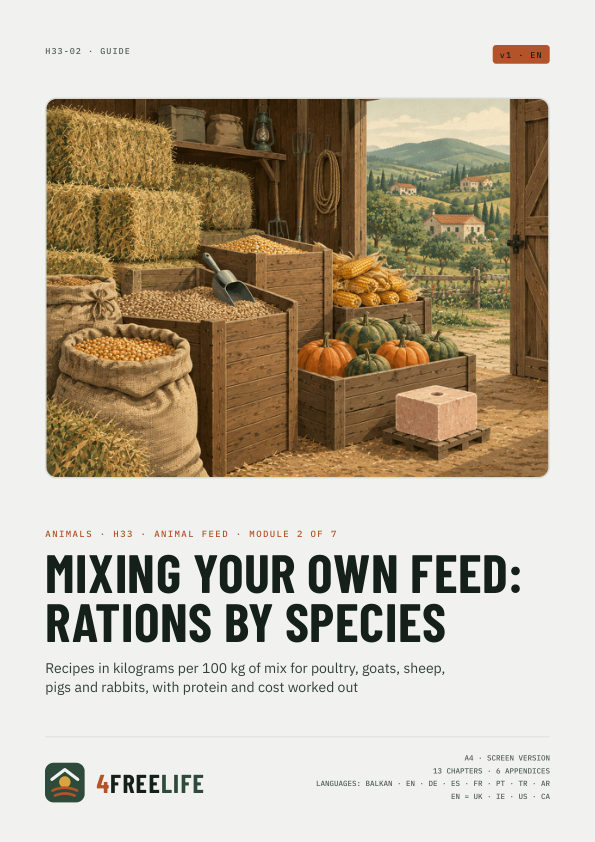 Mixing your own feed: rations by species
