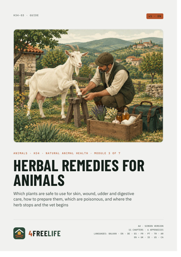Herbal remedies for animals