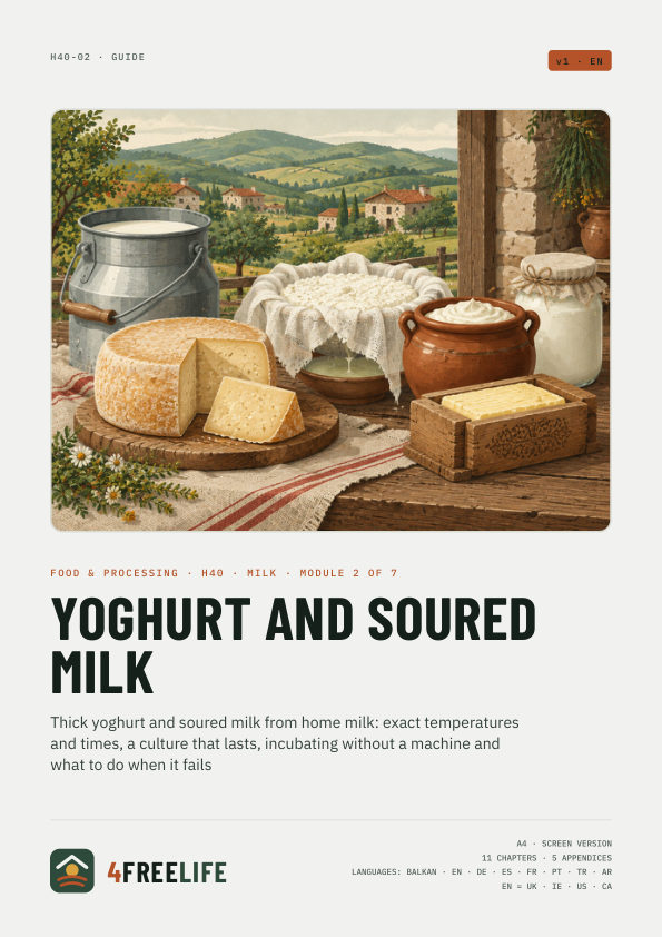 Yoghurt and soured milk