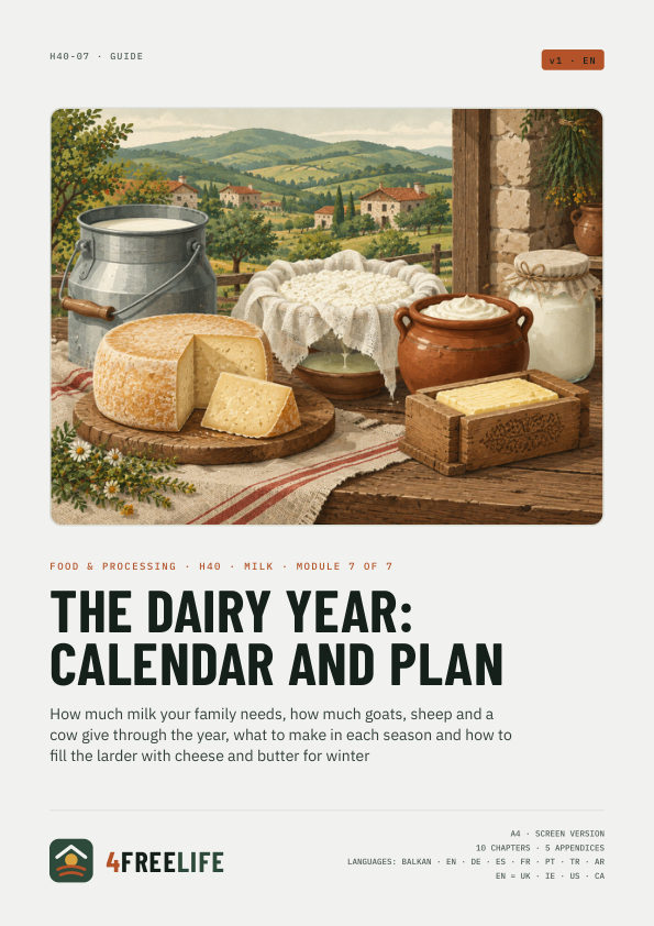 The dairy year: calendar and plan