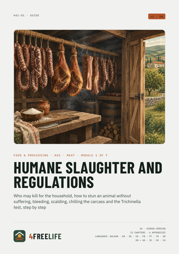 Humane slaughter and regulations