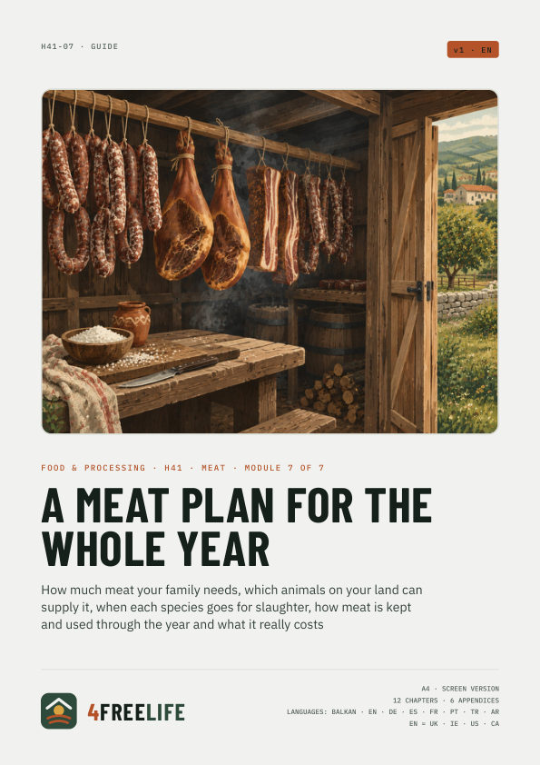 A meat plan for the whole year