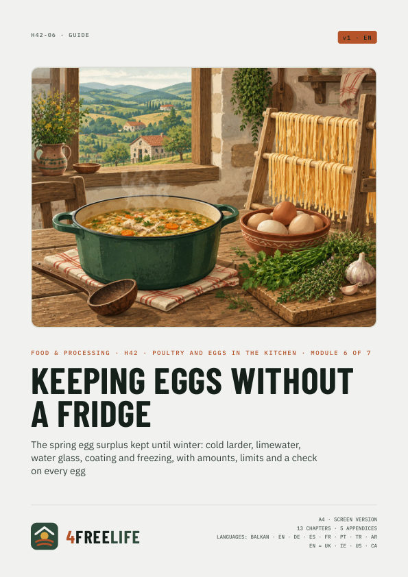 Keeping eggs without a fridge