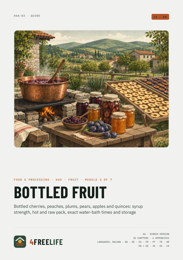 Bottled fruit