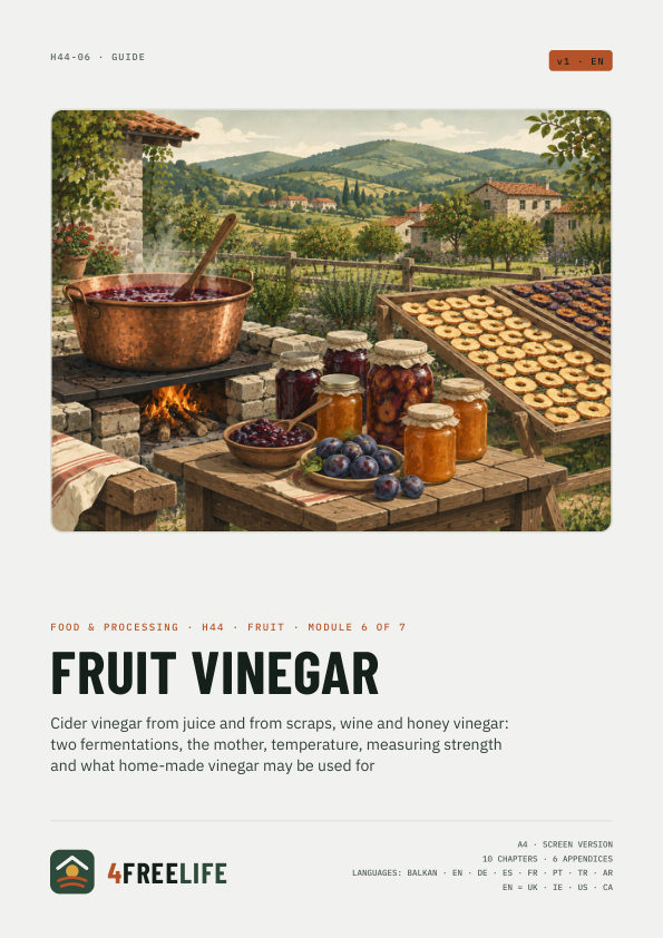 Fruit vinegar