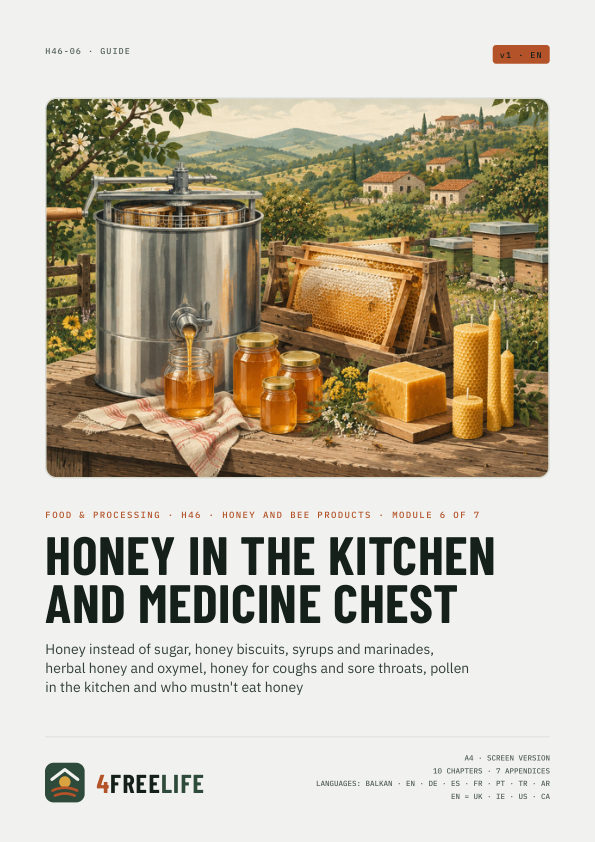 Honey in the kitchen and medicine chest