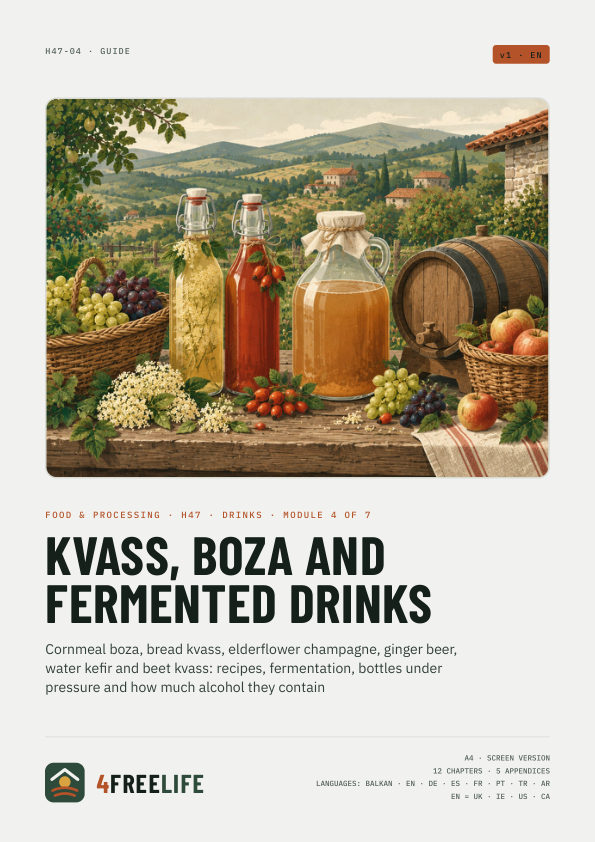 Kvass, boza and fermented drinks