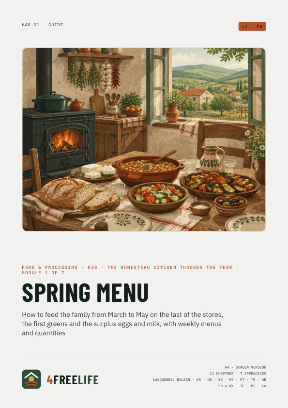 Spring menu