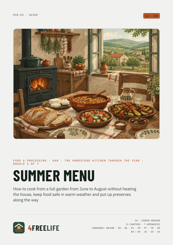 Summer menu